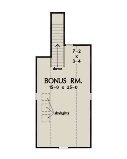 Bonus Room for House Plan #2865-00093