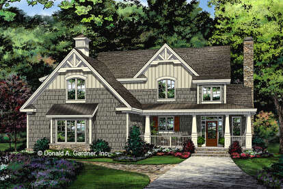 House Plan House Plan #26897 Front Elevation 