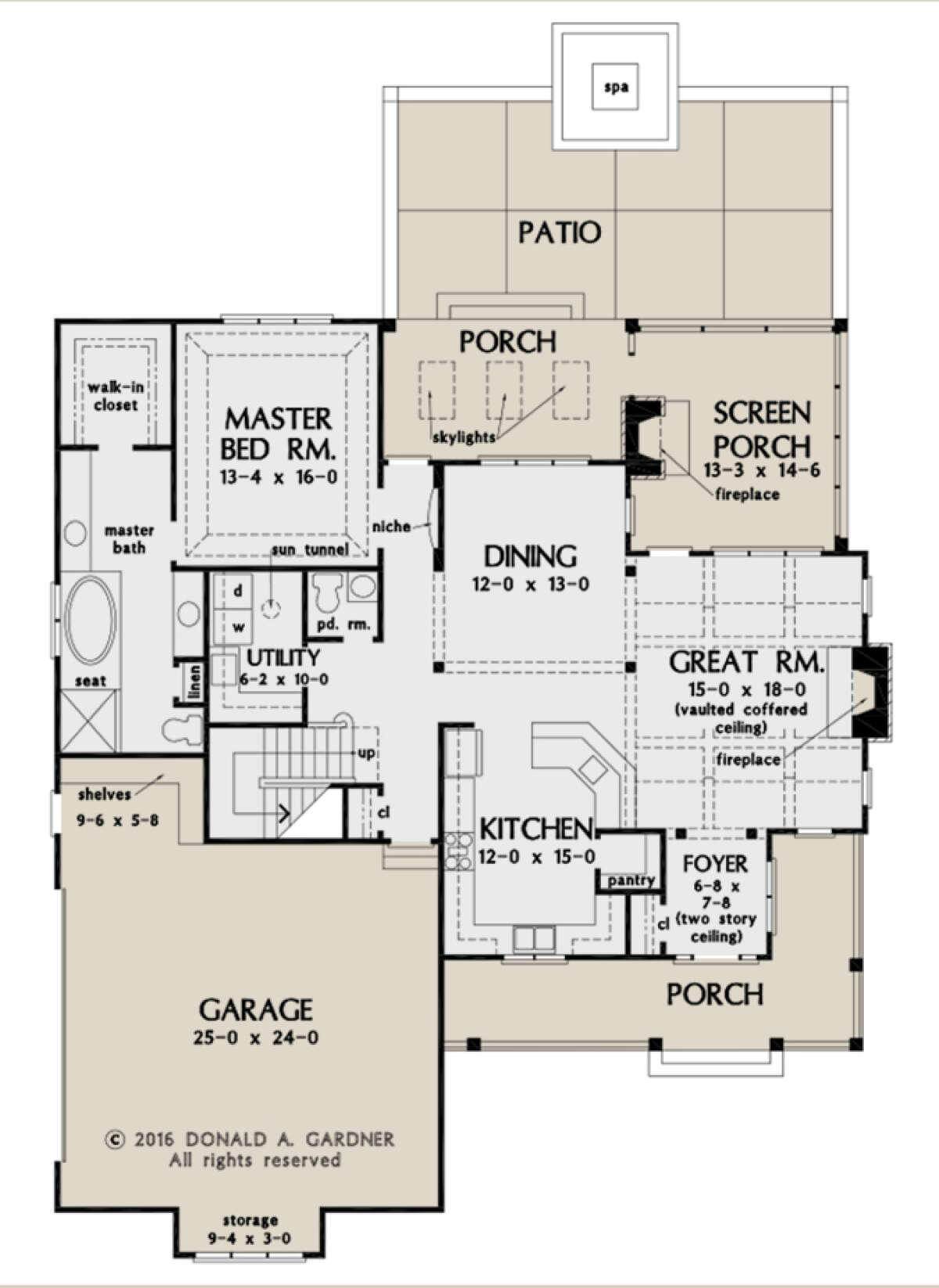 Main Floor  for House Plan #2865-00094