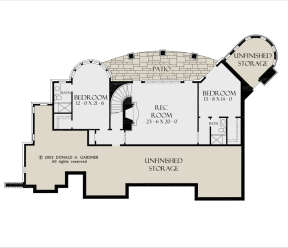 Basement for House Plan #2865-00096
