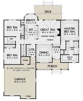 Main Floor for House Plan #2865-00097