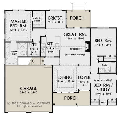 House Plan House Plan #26901 Drawing 1