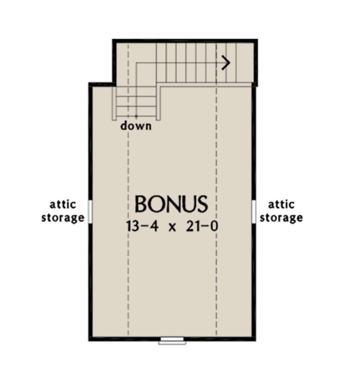 Bonus Room for House Plan #2865-00098