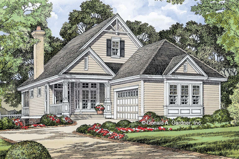 Craftsman House Plan #2865-00099 Elevation Photo