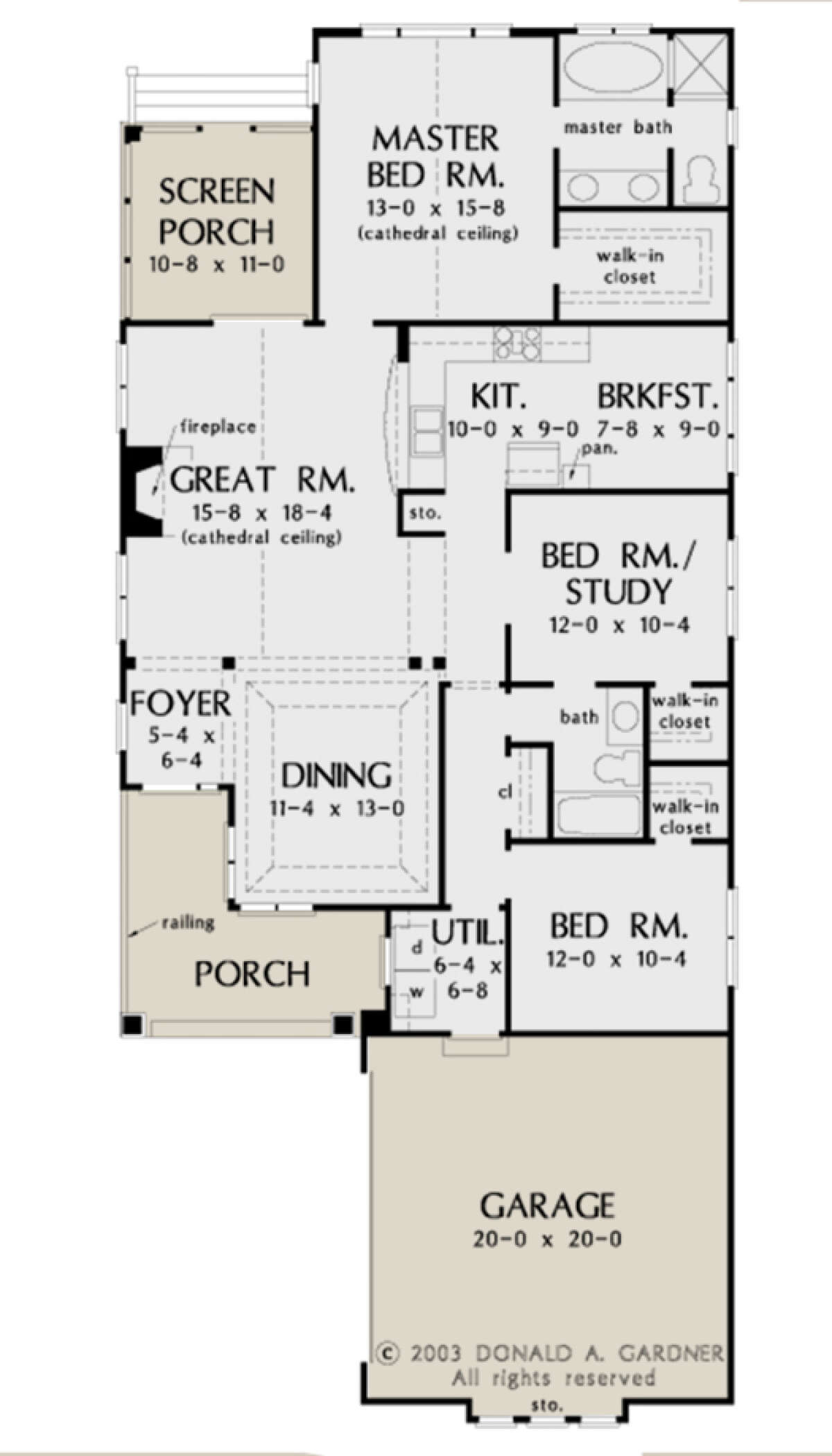 Main Floor for House Plan #2865-00099