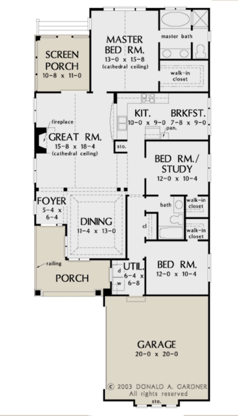 House Plan House Plan #26902 Drawing 1