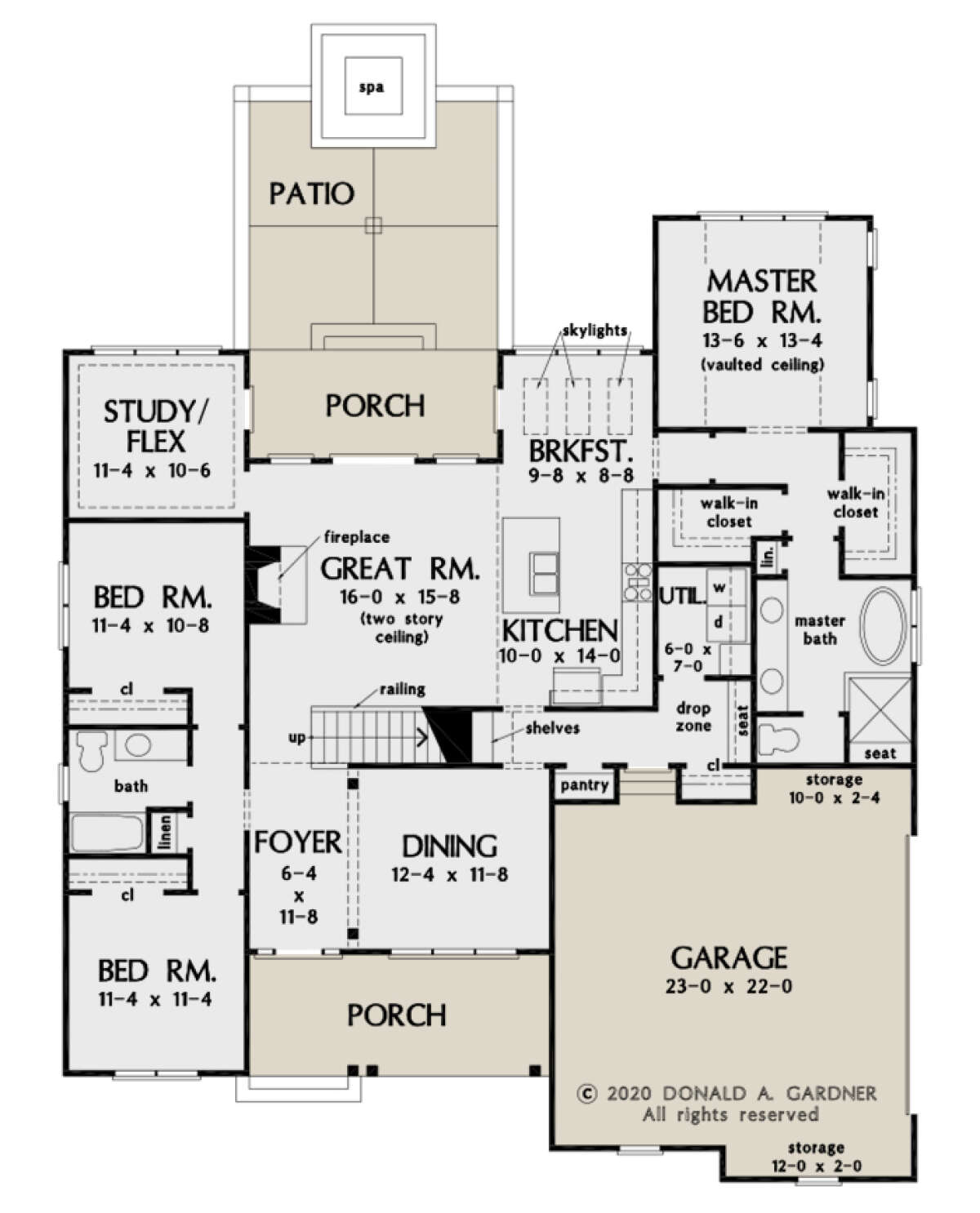 Main Floor for House Plan #2865-00100