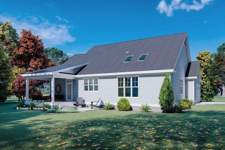 Modern Farmhouse House Plan #2865-00102 Elevation Photo