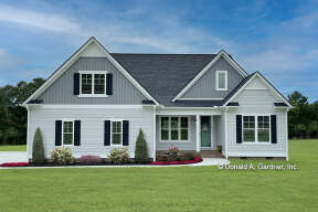 Modern Farmhouse House Plan #2865-00102 Elevation Photo