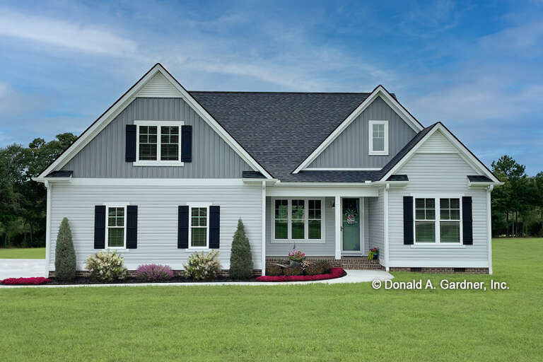 Modern Farmhouse House Plan #2865-00102 Elevation Photo