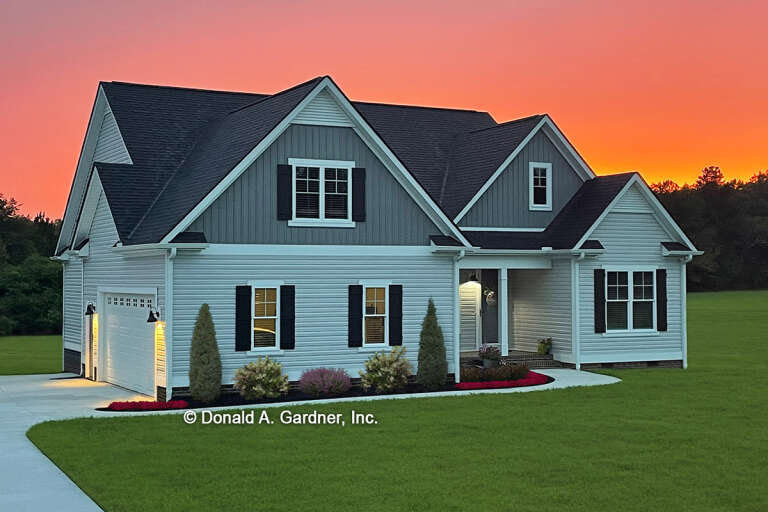 Modern Farmhouse House Plan #2865-00102 Elevation Photo