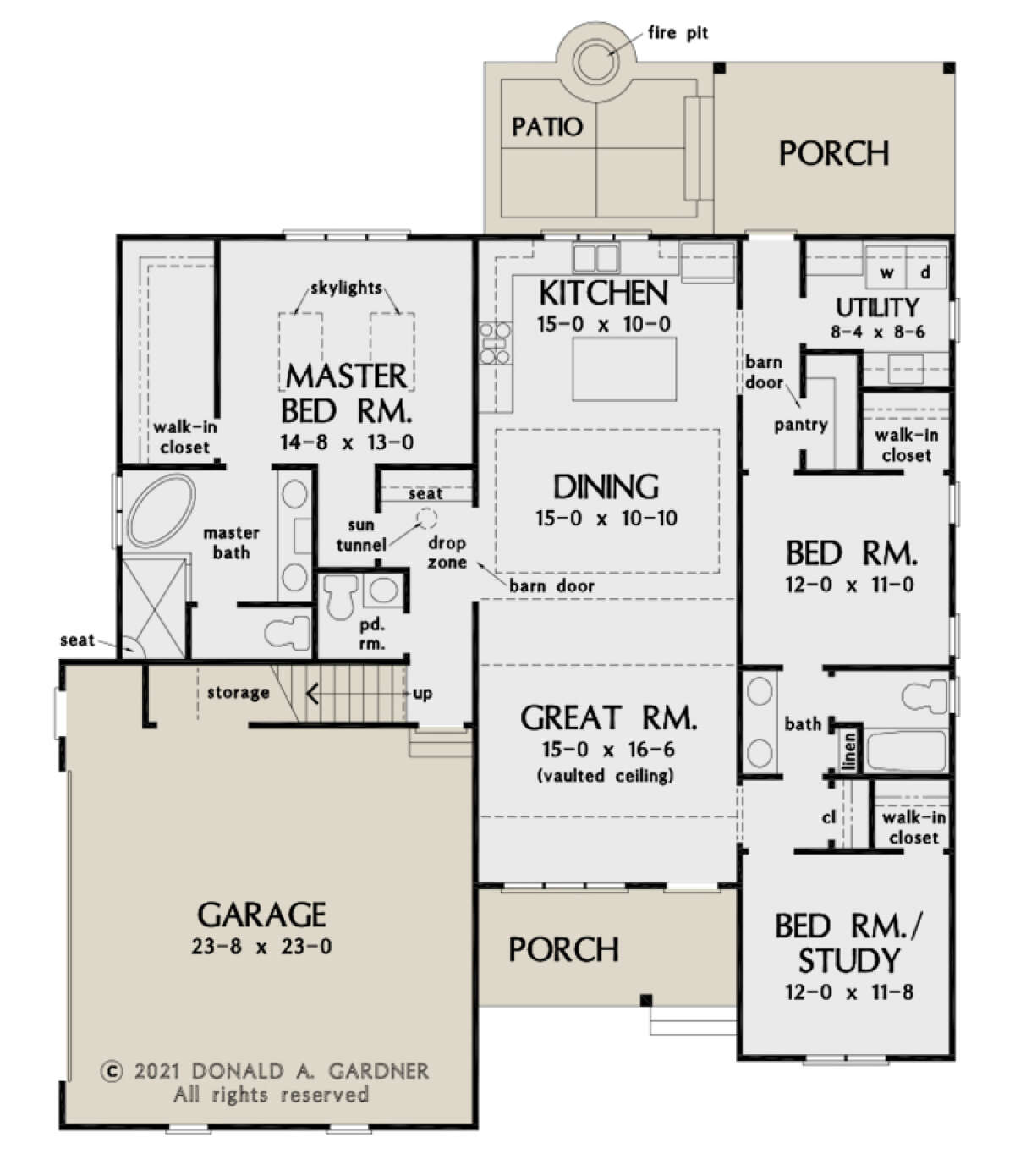 Main Floor for House Plan #2865-00102