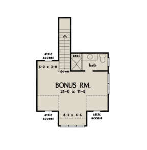 Bonus Room for House Plan #2865-00103