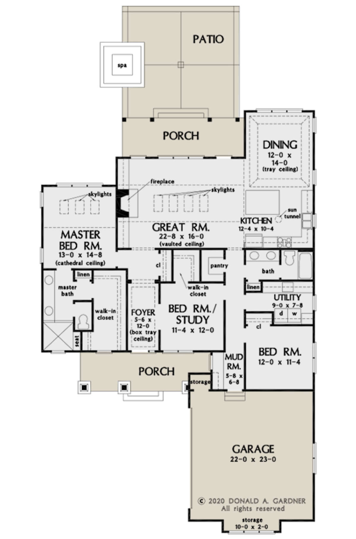 Main Floor for House Plan #2865-00105