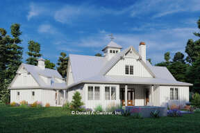 Modern Farmhouse House Plan #2865-00106 Elevation Photo