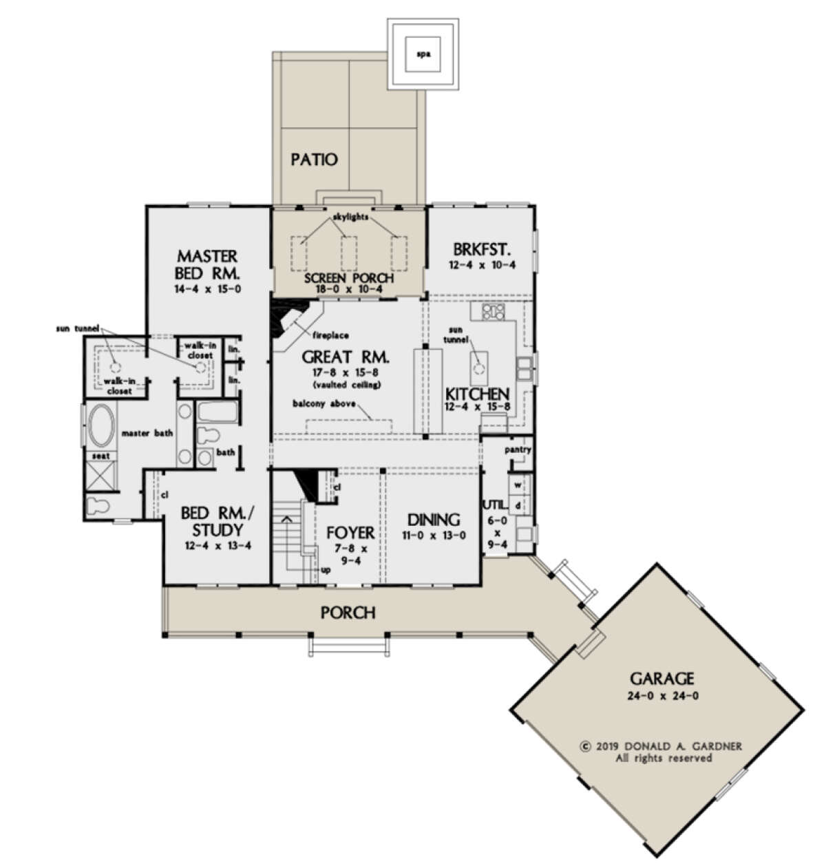 Main Floor for House Plan #2865-00106