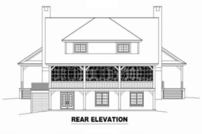 Country House Plan #053-00370 Elevation Photo