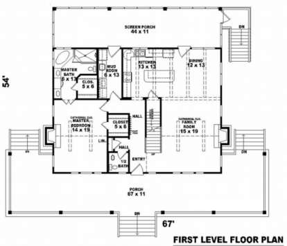 Floorplan 2 for House Plan #053-00370