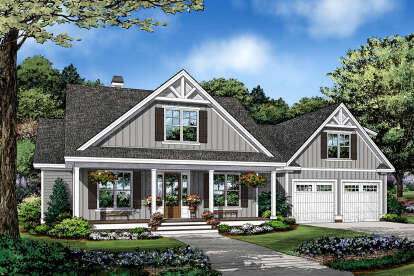 Craftsman House Plan #2865-00107 Elevation Photo