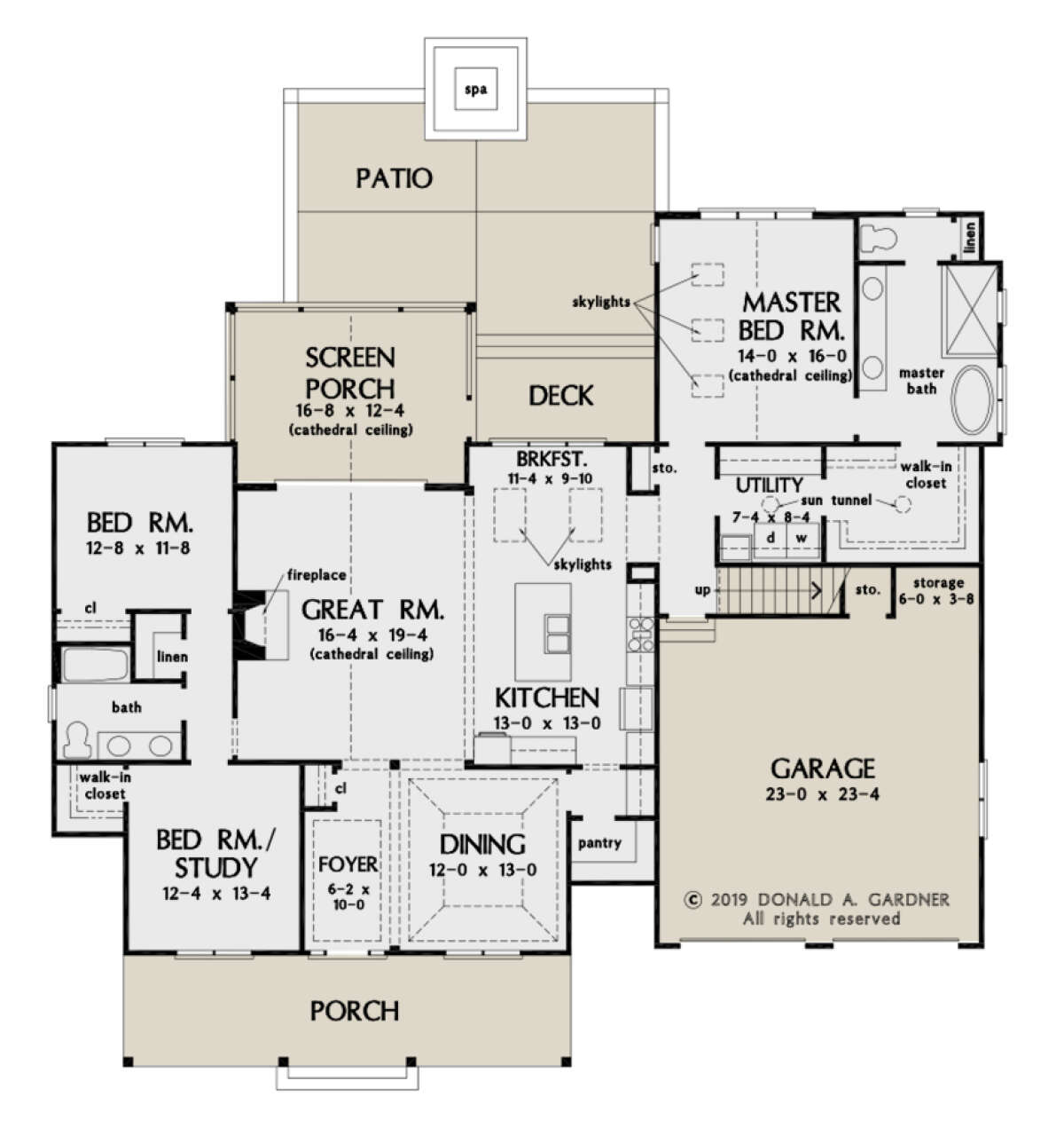 Main Floor for House Plan #2865-00107