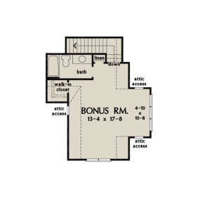 Bonus Room for House Plan #2865-00107