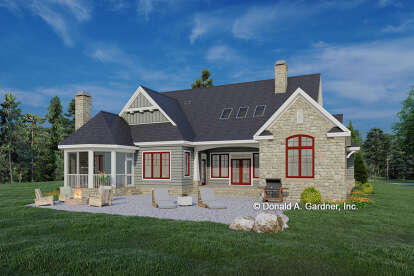 Craftsman House Plan #2865-00108 Elevation Photo