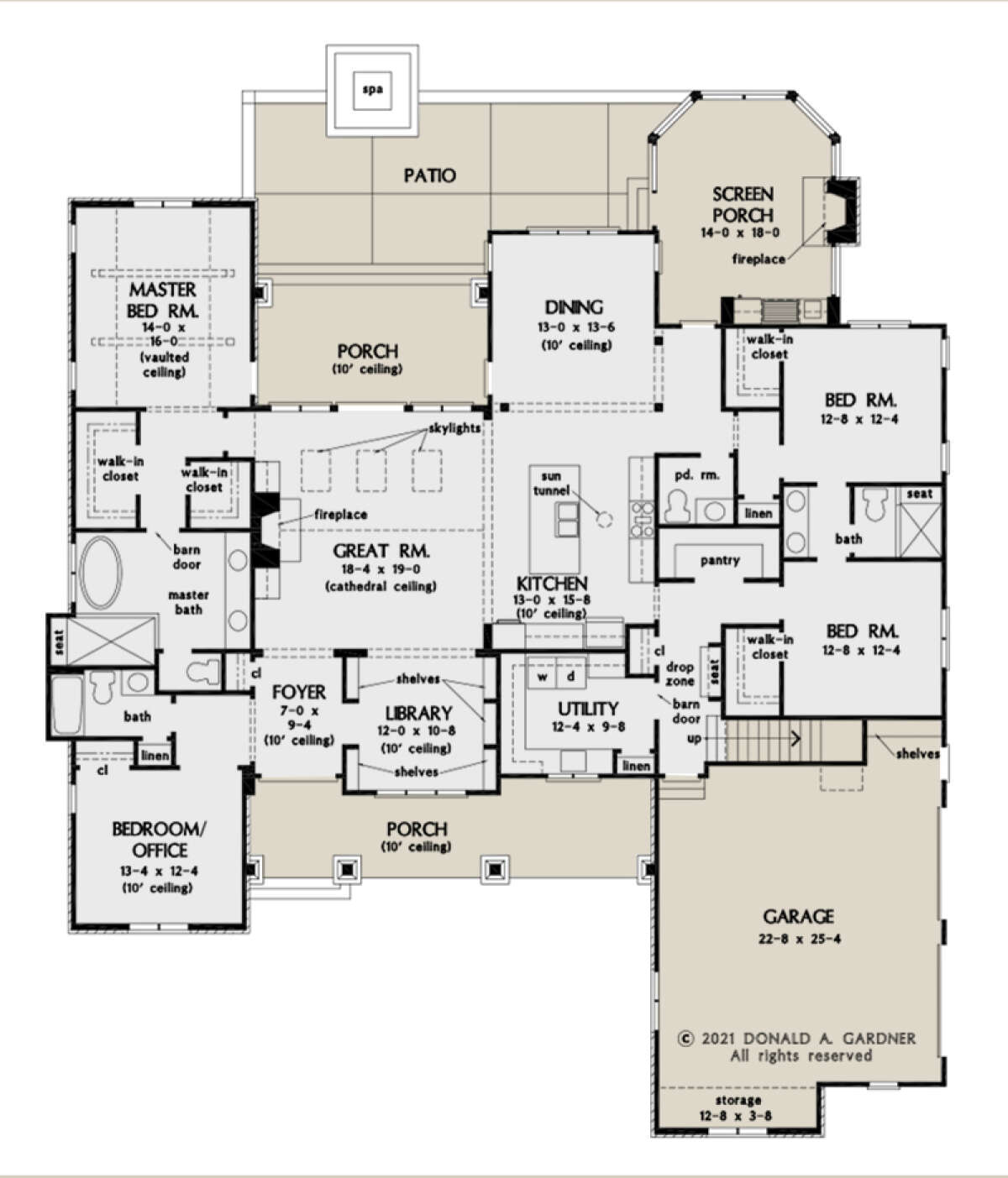 Main Floor for House Plan #2865-00108