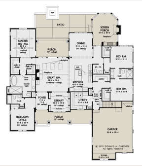 Main Floor for House Plan #2865-00108