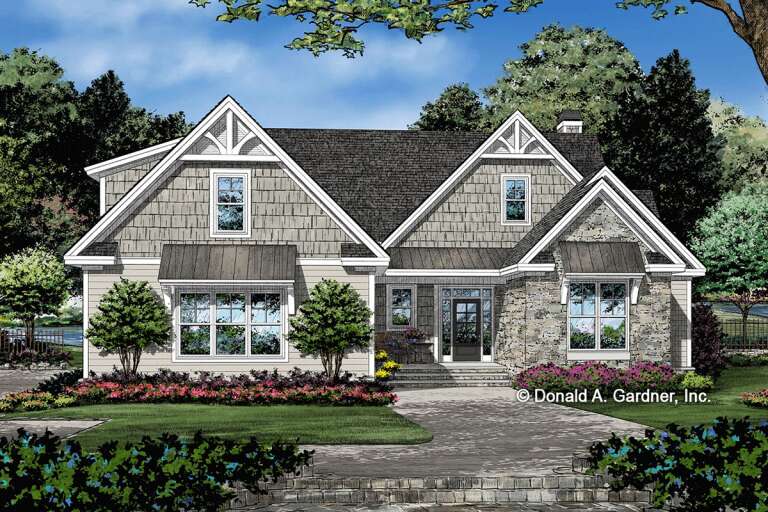 House Plan House Plan #26912 Front Elevation