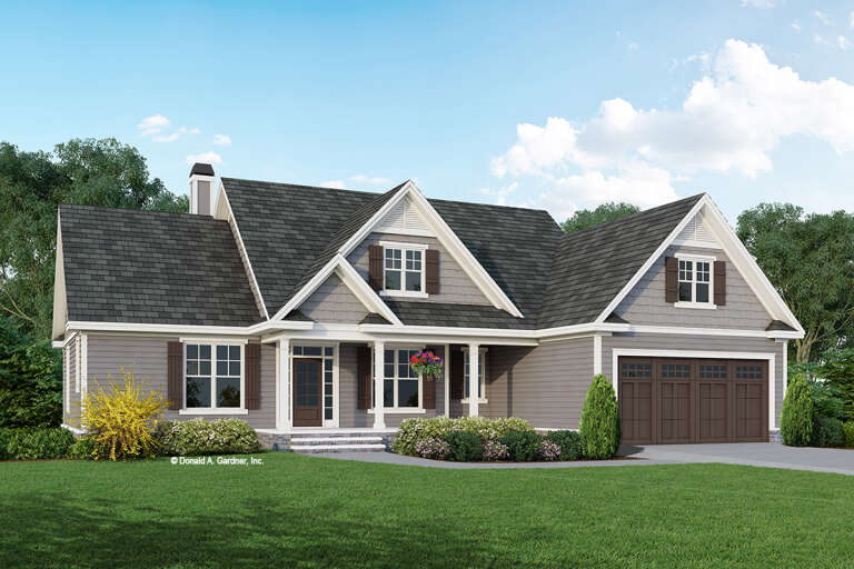 Craftsman House Plan #2865-00110 Elevation Photo