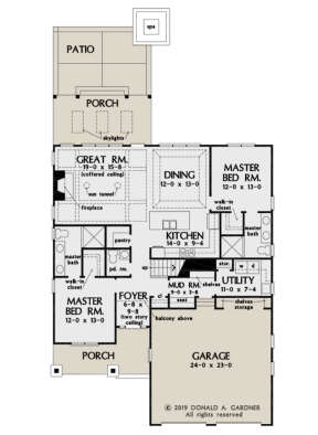 Main Floor for House Plan #2865-00111