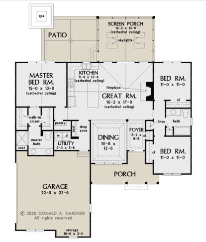 House Plan House Plan #26918 Drawing 1