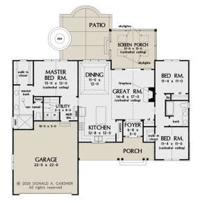 Main Floor for House Plan #2865-00116