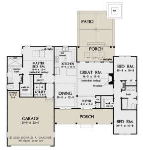 Main Floor for House Plan #2865-00117