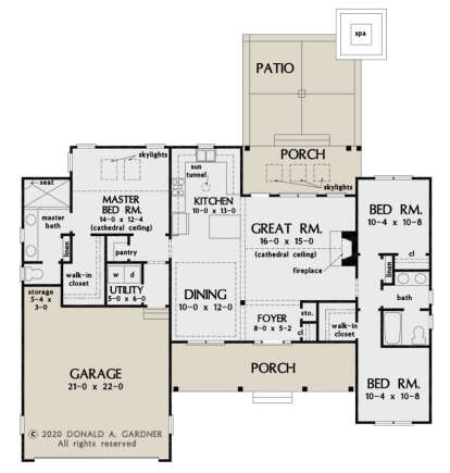 Main Floor for House Plan #2865-00117