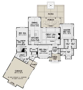 Main Floor for House Plan #2865-00118