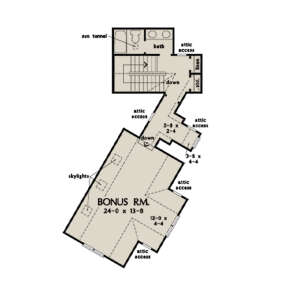 Bonus Room for House Plan #2865-00118