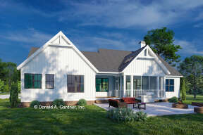 Modern Farmhouse House Plan #2865-00119 Elevation Photo