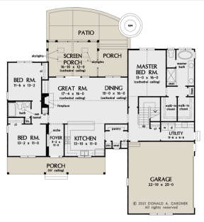 Main Floor for House Plan #2865-00119