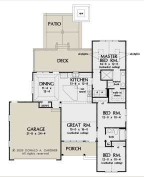 Main Floor for House Plan #2865-00120