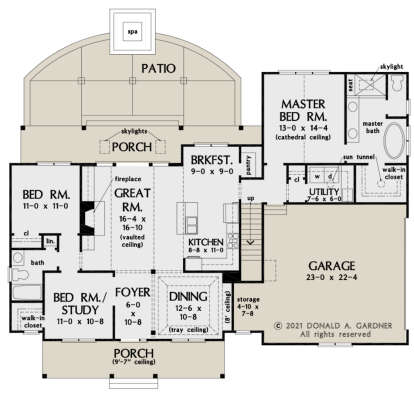 Main Floor for House Plan #2865-00121