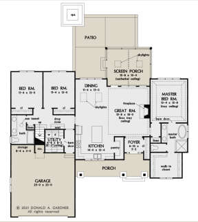 Main Floor for House Plan #2865-00123