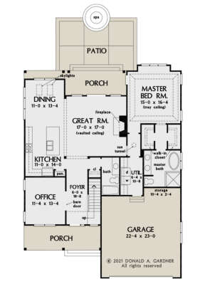 Main Floor for House Plan #2865-00124