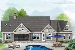 Craftsman House Plan #2865-00125 Elevation Photo