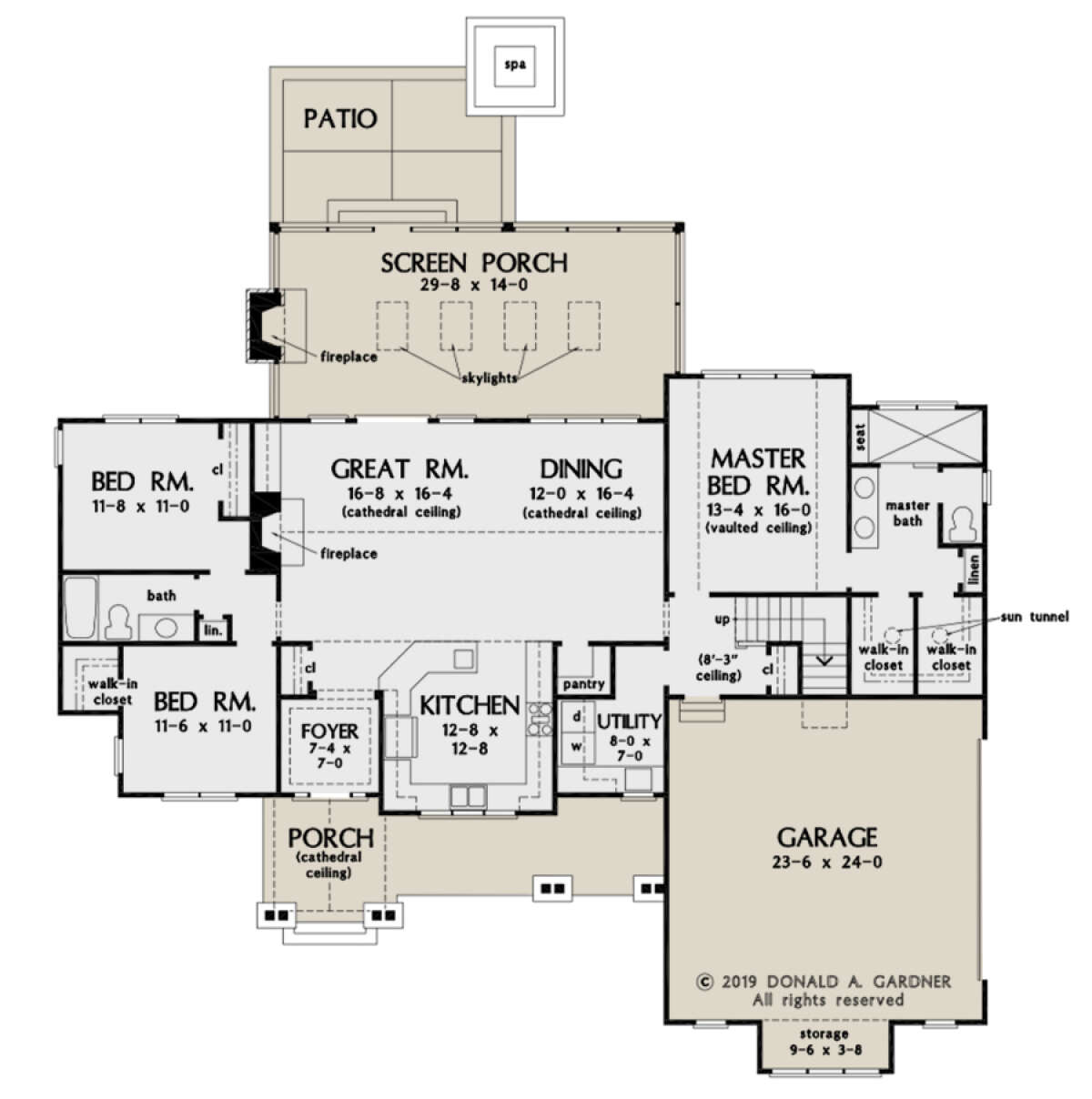 Main Floor for House Plan #2865-00126