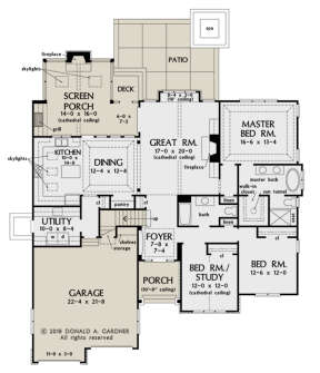 Main Floor for House Plan #2865-00127
