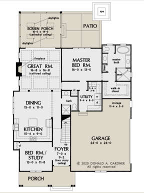 Main Floor for House Plan #2865-00129