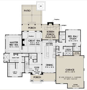 Main Floor for House Plan #2865-00130