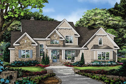 5 Bed, 4 Bath, 2898 Square Foot House Plan - #2865-00132