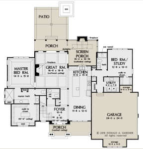 Main Floor for House Plan #2865-00132